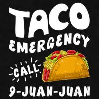 Taco Emergency Call 9 Juan Juan Funny Cinco De Mayo Ladies PosiCharge Tri-Blend Wicking Tank