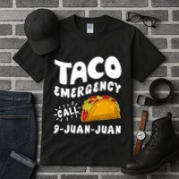 Taco Emergency Call 9 Juan Juan Funny Cinco De Mayo Tall T-Shirt