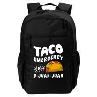 Taco Emergency Call 9 Juan Juan Funny Cinco De Mayo Backpack