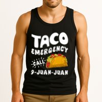 Taco Emergency Call 9 Juan Juan Funny Cinco De Mayo Tank Top
