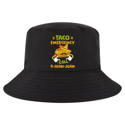 Taco Emergency Call 9 Juan Juan Funny Gift Cinco De Mayo Cool Comfort Performance Bucket Hat