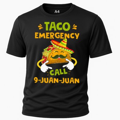 Taco Emergency Call 9 Juan Juan Funny Gift Cinco De Mayo Performance Shirt