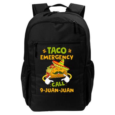 Taco Emergency Call 9 Juan Juan Funny Gift Cinco De Mayo Backpack