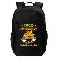 Taco Emergency Call 9 Juan Juan Funny Gift Cinco De Mayo Backpack