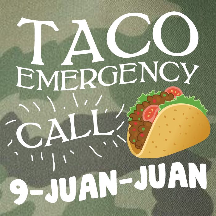 Taco Emergency Call 9 Juan Juan Legacy Tie Dye Trucker Hat