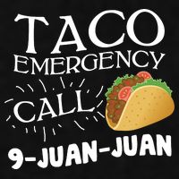 Taco Emergency Call 9 Juan Juan Ladies PosiCharge Tri-Blend Wicking Tank