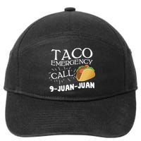 Taco Emergency Call 9 Juan Juan 7-Panel Snapback Hat