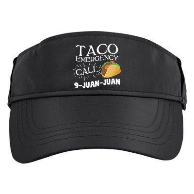 Taco Emergency Call 9 Juan Juan Adult Drive Performance Visor