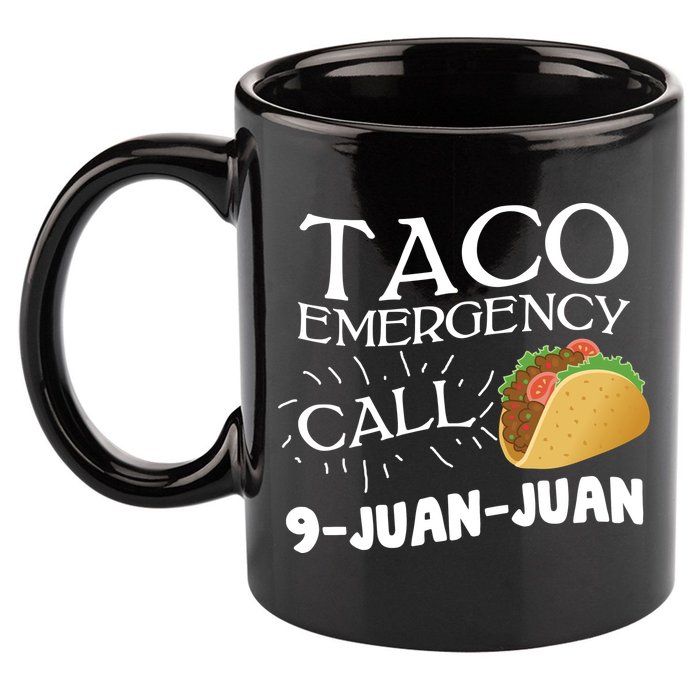 Taco Emergency Call 9 Juan Juan 11oz C Handle Ceramic Mug
