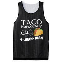 Taco Emergency Call 9 Juan Juan Mesh Reversible Basketball Jersey Tank