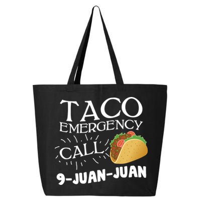 Taco Emergency Call 9 Juan Juan 25L Jumbo Tote