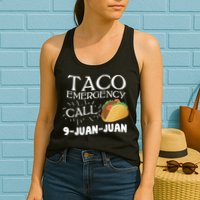Taco Emergency Call 9 Juan Juan Womens Tank Top