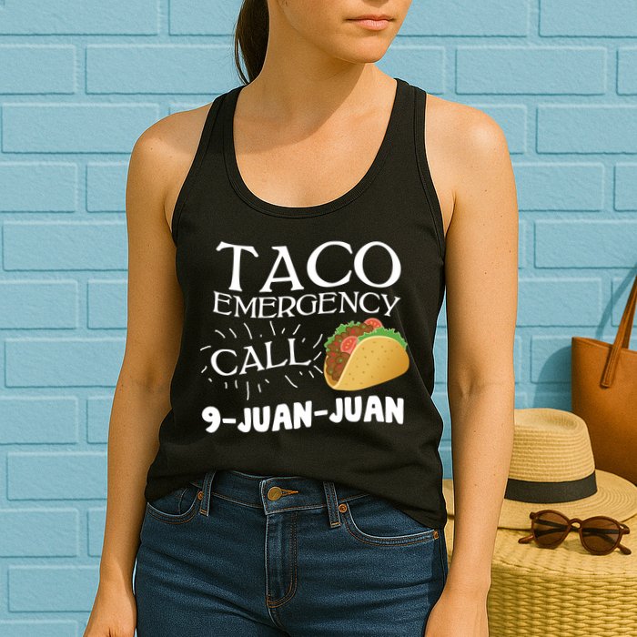 Taco Emergency Call 9 Juan Juan Womens Tank Top