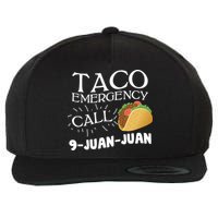 Taco Emergency Call 9 Juan Juan Wool Snapback Cap