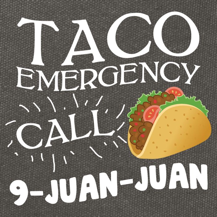 Taco Emergency Call 9 Juan Juan Cotton Canvas Backpack
