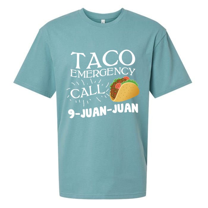 Taco Emergency Call 9 Juan Juan Sueded Cloud Jersey T-Shirt