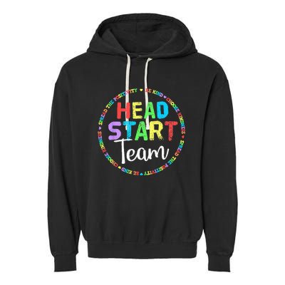 Teacher Early Childhood Education Preschool Head Start Crew Garment-Dyed Fleece Hoodie