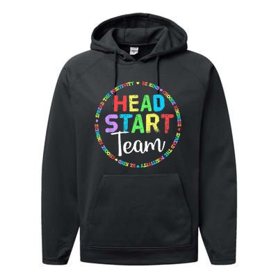 Teacher Early Childhood Education Preschool Head Start Crew Performance Fleece Hoodie