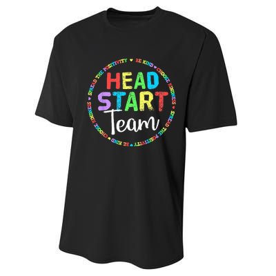 Teacher Early Childhood Education Preschool Head Start Crew Performance Sprint T-Shirt