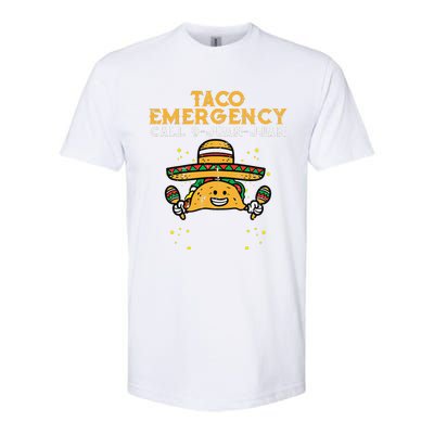 Taco Emergency Call 9 Juan Juan Funny Cinco De Mayo Fiesta Softstyle CVC T-Shirt