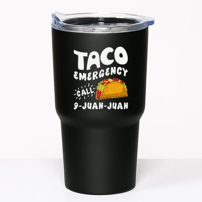 Taco Emergency Call 9 Juan Juan Funny Cinco De Mayo Tumbler