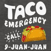Taco Emergency Call 9 Juan Juan Funny Cinco De Mayo Vector Backpack