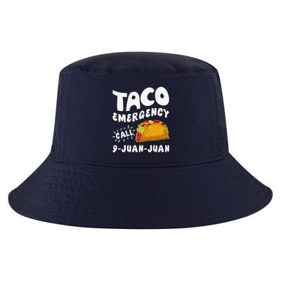 Taco Emergency Call 9 Juan Juan Funny Cinco De Mayo Cool Comfort Performance Bucket Hat