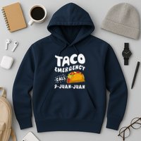 Taco Emergency Call 9 Juan Juan Funny Cinco De Mayo Hoodie