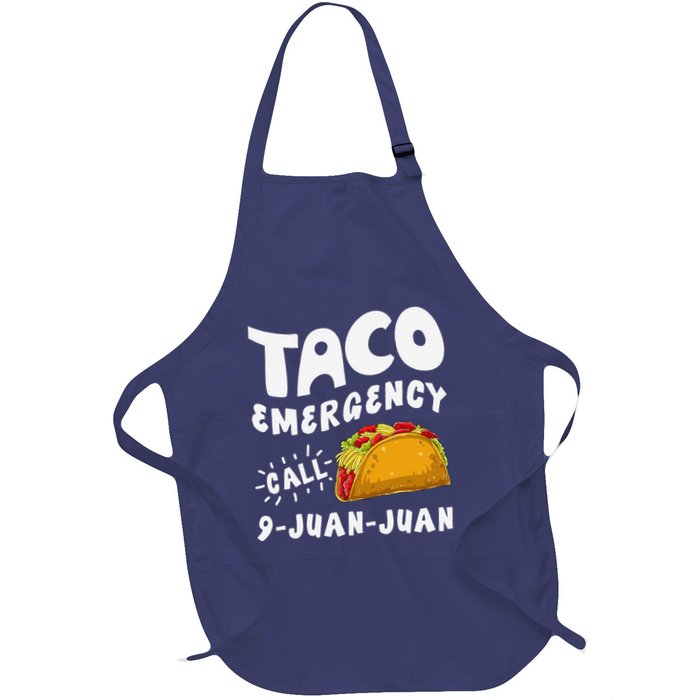 Taco Emergency Call 9 Juan Juan Funny Cinco De Mayo Apron