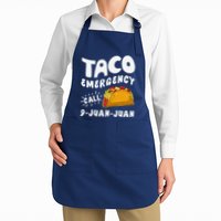 Taco Emergency Call 9 Juan Juan Funny Cinco De Mayo Apron