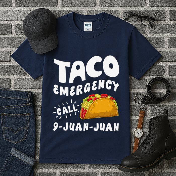 Taco Emergency Call 9 Juan Juan Funny Cinco De Mayo Tall T-Shirt