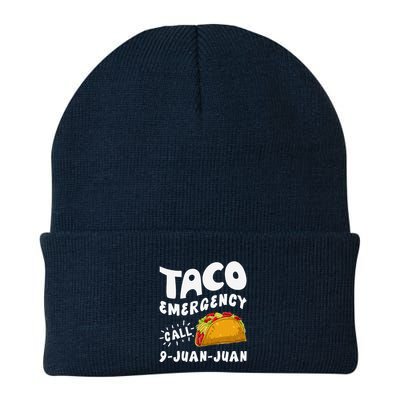 Taco Emergency Call 9 Juan Juan Funny Cinco De Mayo Beanie