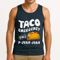 Taco Emergency Call 9 Juan Juan Funny Cinco De Mayo Tank Top