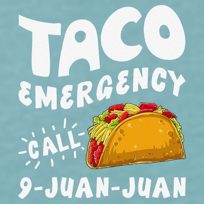 Taco Emergency Call 9 Juan Juan Funny Cinco De Mayo Sueded Cloud Jersey T-Shirt