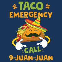 Taco Emergency Call 9 Juan Juan Funny Cinco De Mayo T-Shirt