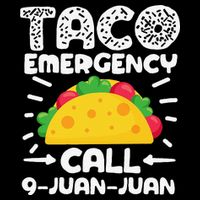 Taco Emergency Call 9 Juan Juan Cinco De Mayo Mexican Impact Tech Backpack