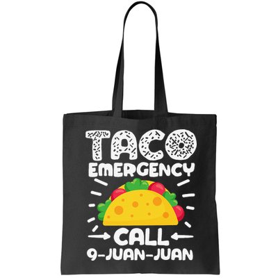 Taco Emergency Call 9 Juan Juan Cinco De Mayo Mexican Bag