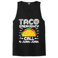 Taco Emergency Call 9 Juan Juan Cinco De Mayo Mexican PosiCharge Competitor Tank