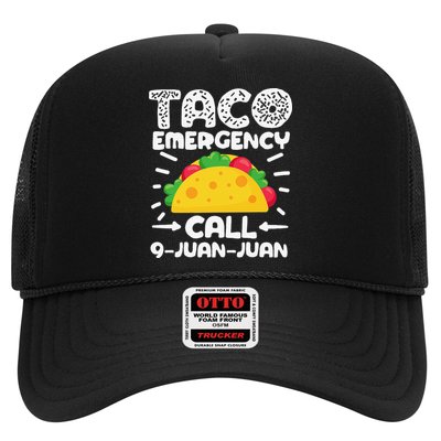 Taco Emergency Call 9 Juan Juan Cinco De Mayo Mexican Trucker Hat