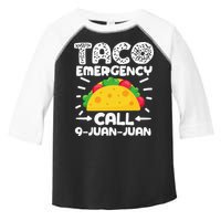 Taco Emergency Call 9 Juan Juan Cinco De Mayo Mexican Toddler Fine Jersey T-Shirt