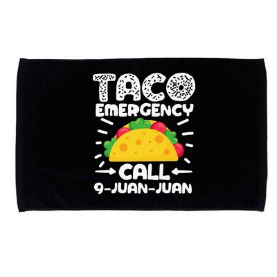 Taco Emergency Call 9 Juan Juan Cinco De Mayo Mexican Microfiber Hand Towel