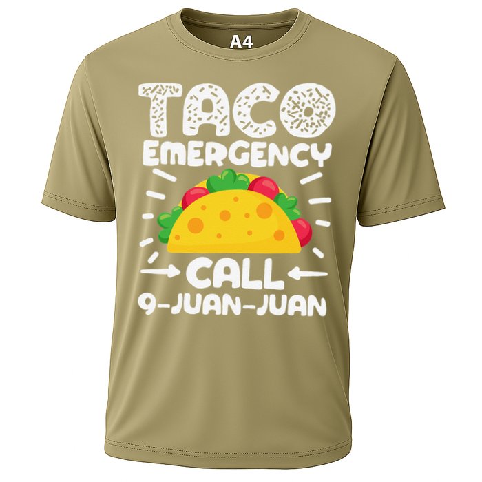 Taco Emergency Call 9 Juan Juan Cinco De Mayo Mexican Performance Shirt