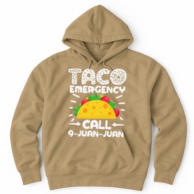 Taco Emergency Call 9 Juan Juan Cinco De Mayo Mexican Hoodie
