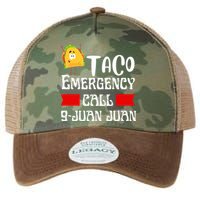 Taco Emergency Call 9 Juan Juan Funny Cinco De Mayo Legacy Tie Dye Trucker Hat