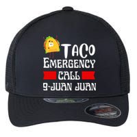 Taco Emergency Call 9 Juan Juan Funny Cinco De Mayo Flexfit Unipanel Trucker Cap