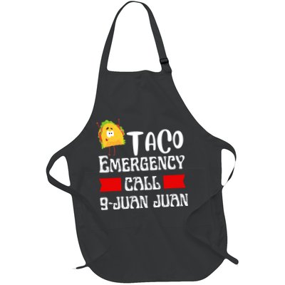 Taco Emergency Call 9 Juan Juan Funny Cinco De Mayo Apron