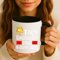 Taco Emergency Call 9 Juan Juan Funny Cinco De Mayo Mug