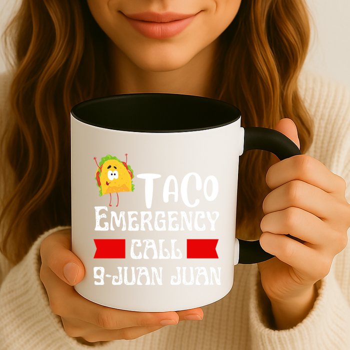Taco Emergency Call 9 Juan Juan Funny Cinco De Mayo Mug