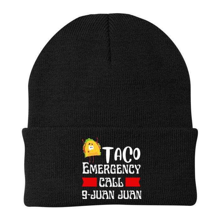 Taco Emergency Call 9 Juan Juan Funny Cinco De Mayo Beanie