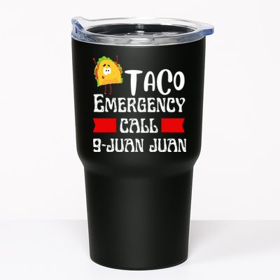 Taco Emergency Call 9 Juan Juan Funny Cinco De Mayo Tumbler